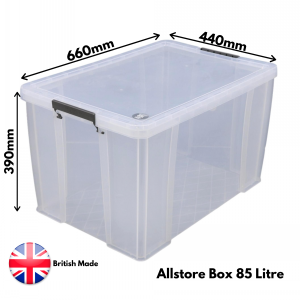 Allstore Plastic Storage Box Size 33 (85 Litre)